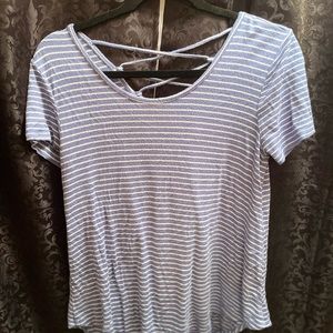 Stripped soft tee